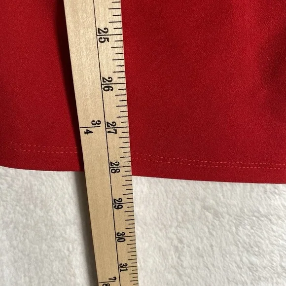 WINDSOR  Off Shoulder Red‎ Fitted Bodycon  Dress Size Large Cocktail Party - Picture 6 of 9